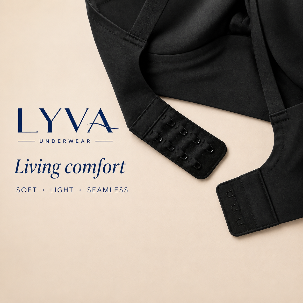 Seamless Comfort BH – Schwarz