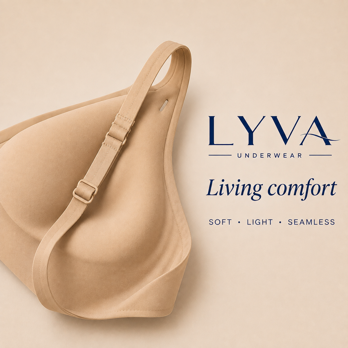 Seamless Comfort BH – Beige